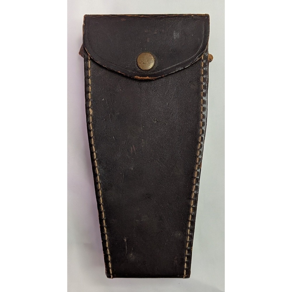 Unbranded Leather Holster Case Unisex OS Dark Brown Fair Vintage Belt Pouch